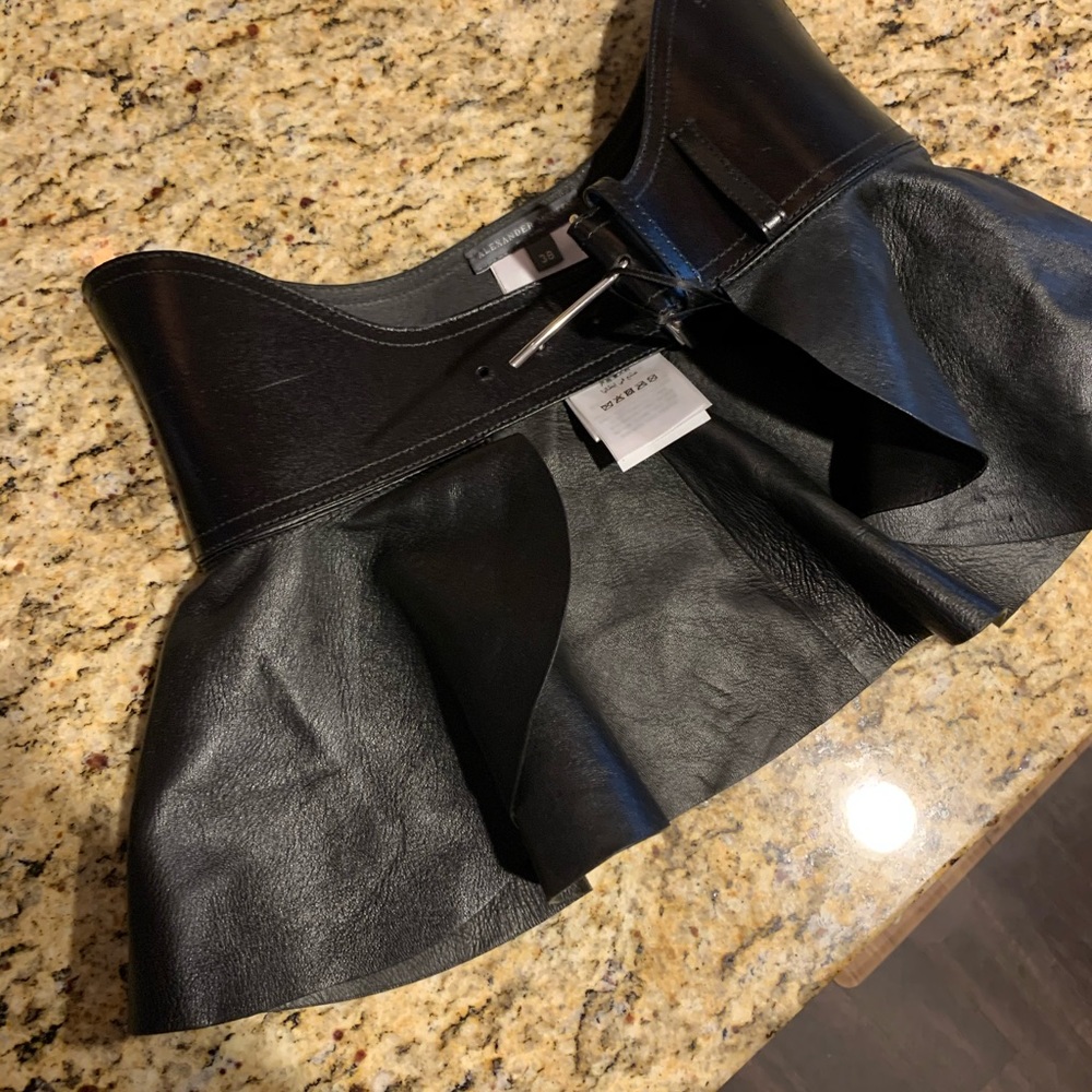 Spring 2019 Alexander McQueen corset belt